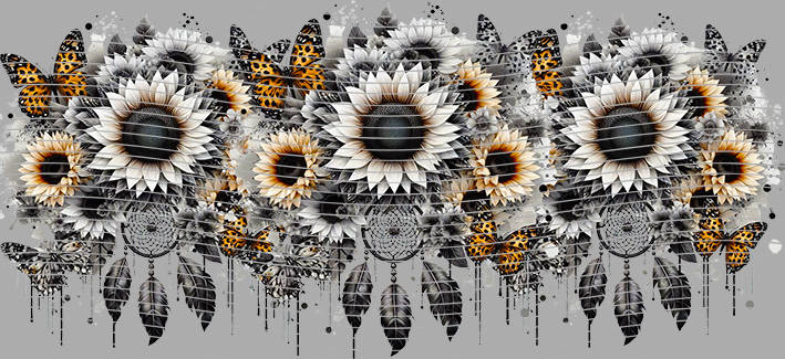 16oz Sunflower Girl-SU-521